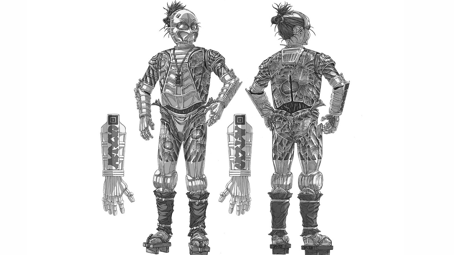 CZ-D16 concept art by Takashi Okazaki.