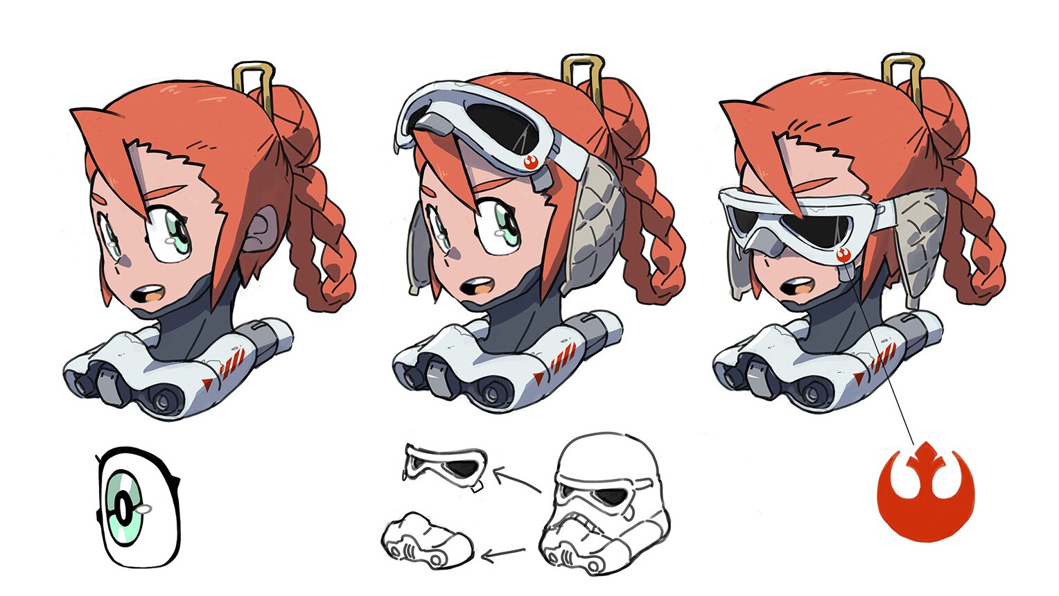 Crane concept art by Shinya Mizuno.