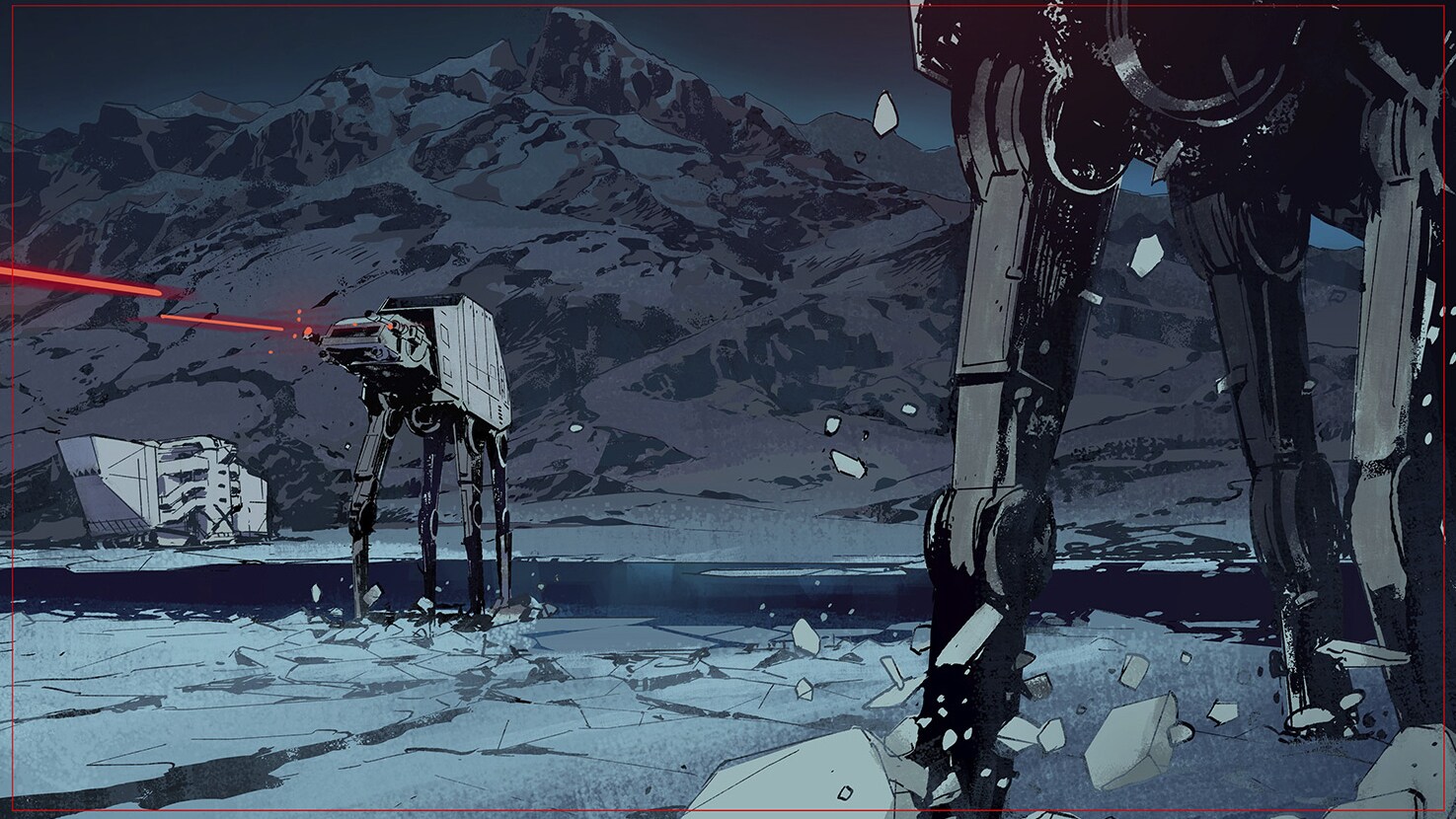 AT-ATs concept art by Khang Le.