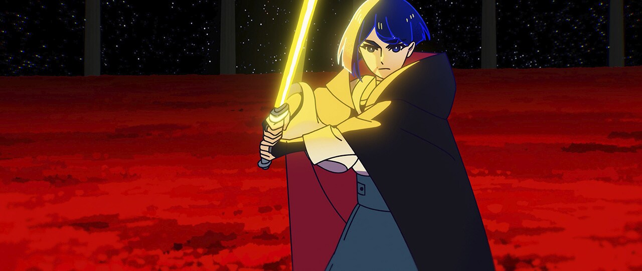 A scene from “The Lost Ones” episode in Star Wars: Visions Volume 3.