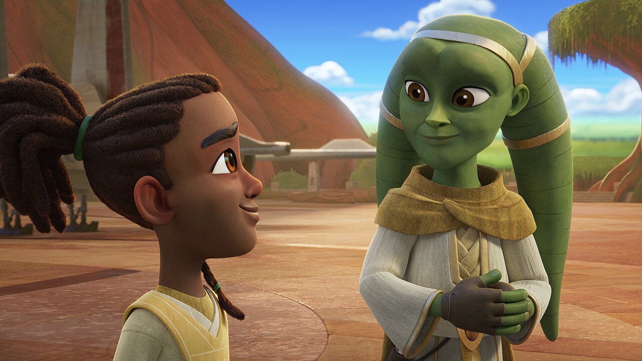 Bell and Loden on Star Wars: Young Jedi Adventures.