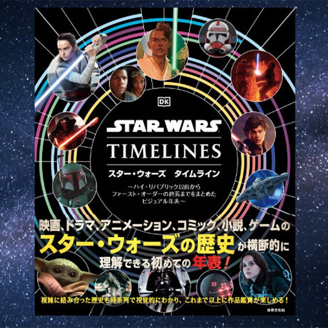 発売直後から品切れになった話題の本が、緊急増刷して再登場！スター・ウォーズの壮大な歴史を1冊にまとめた『スター・ウォーズ タイムライン』！