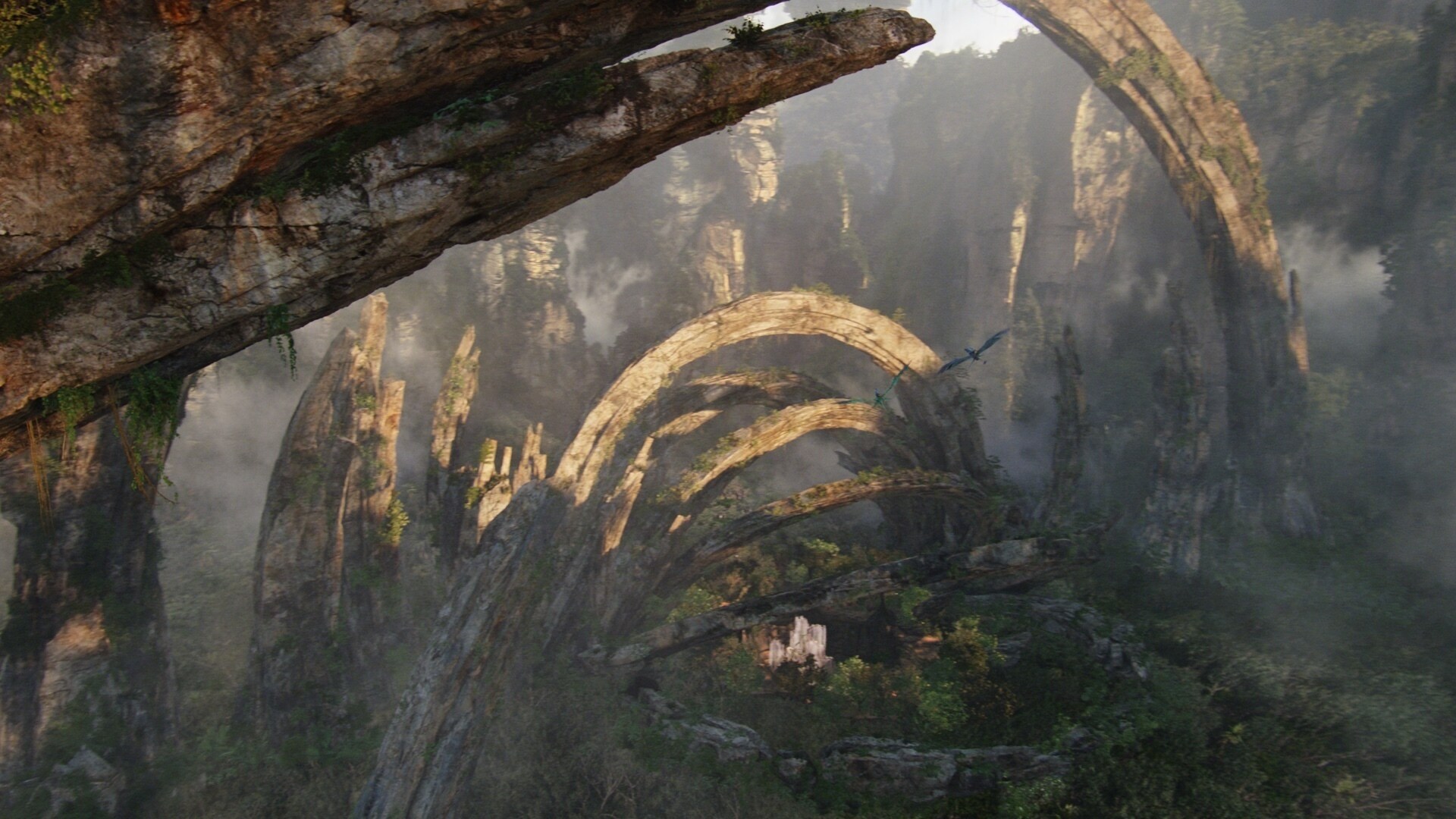 Arches of Stone, a signature land formation of Pandora.