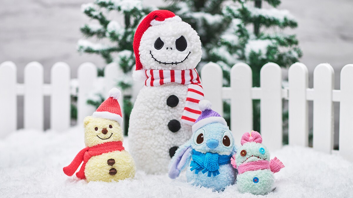 大人気！まとめ一覧 ディズニーのドナルドやプーさんたちがふわふわな雪だるまに ぬいぐるみ