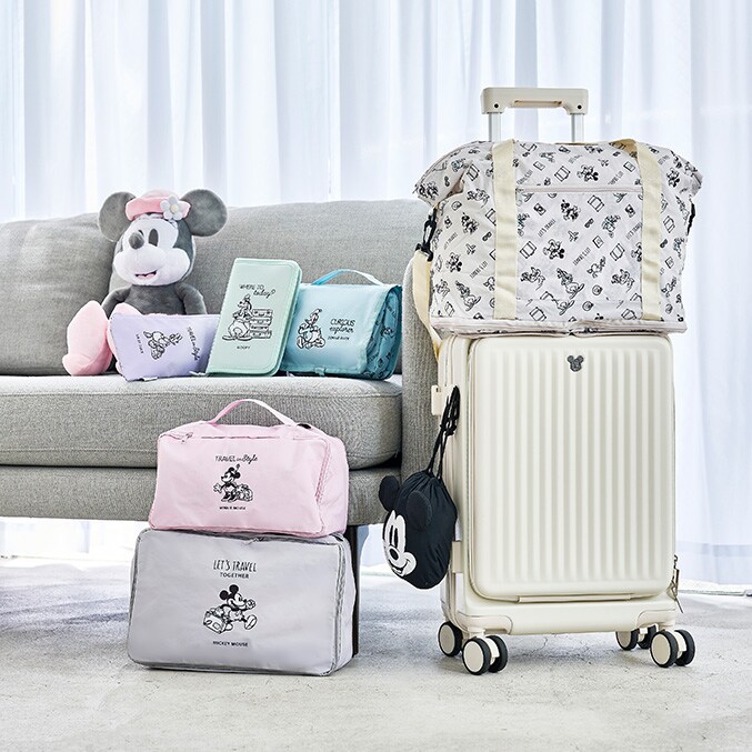 ミッキー スーツケース 機内持ち込みサイズ アイボリー ディズニーストア