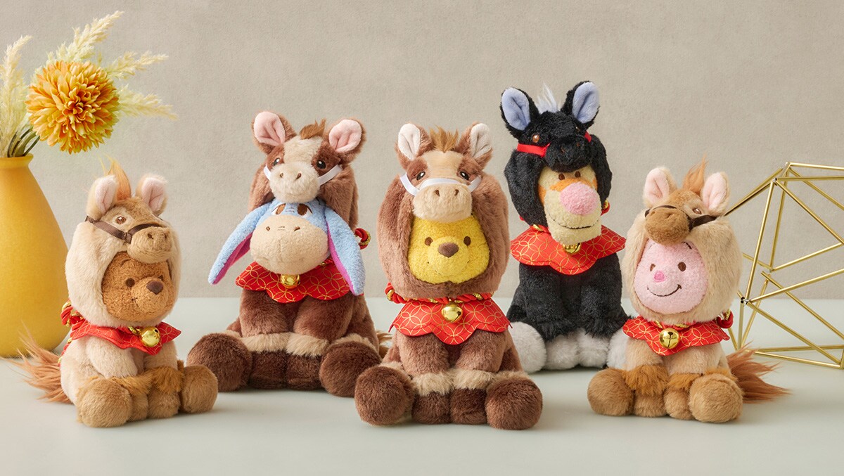 2026年は午年！干支モチーフのプーさんのぬいぐるみが新登場！新年を