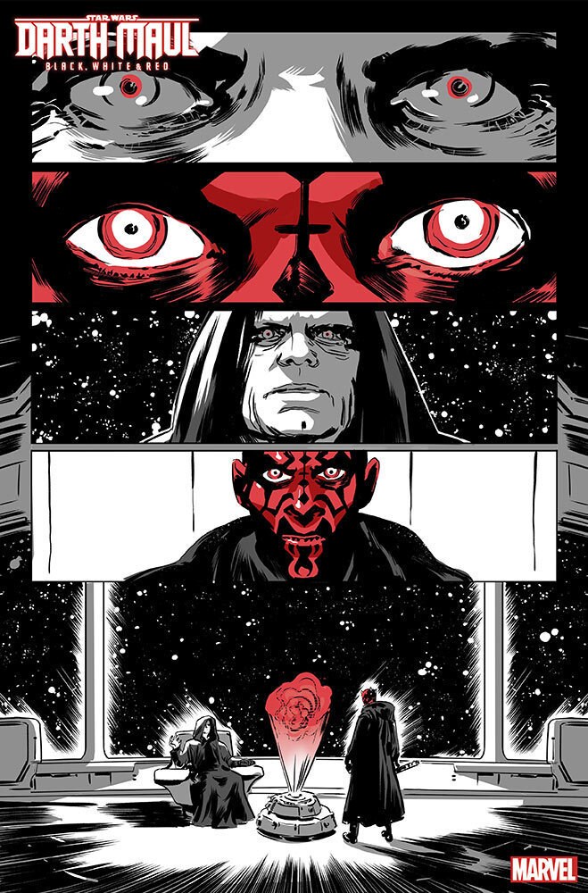 Darth Maul – Black, White & Red #1 preview page