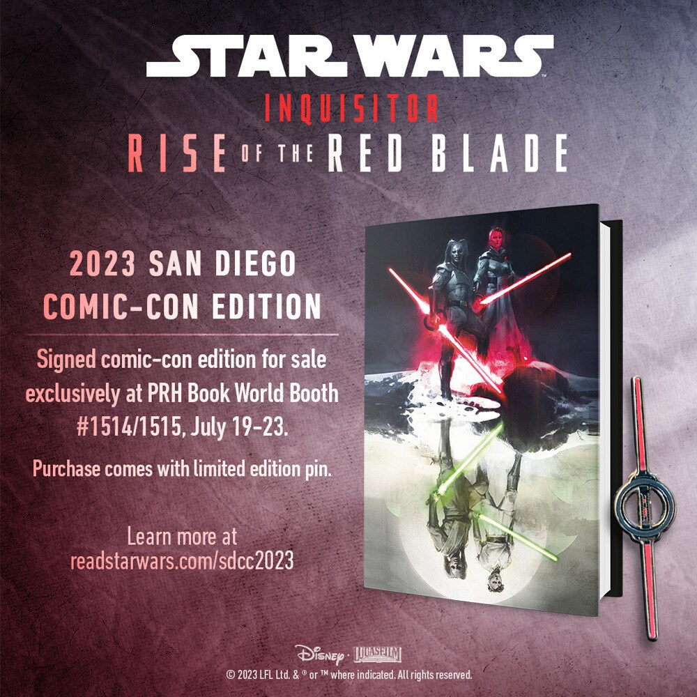Inquisitor: Rise of the Red Blade with an SDCC-exclusive cover