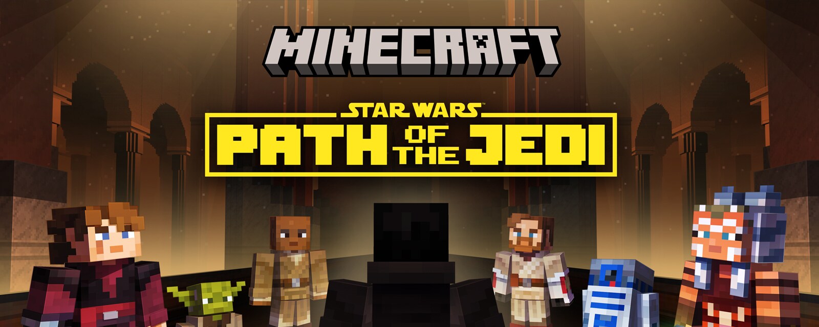 Minecraft Star Wars: Path of the Jedi DLC key art