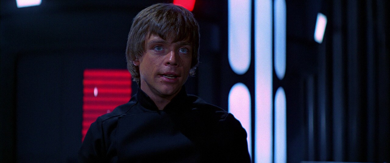 Luke Skywalker rejects Palpatine's offer