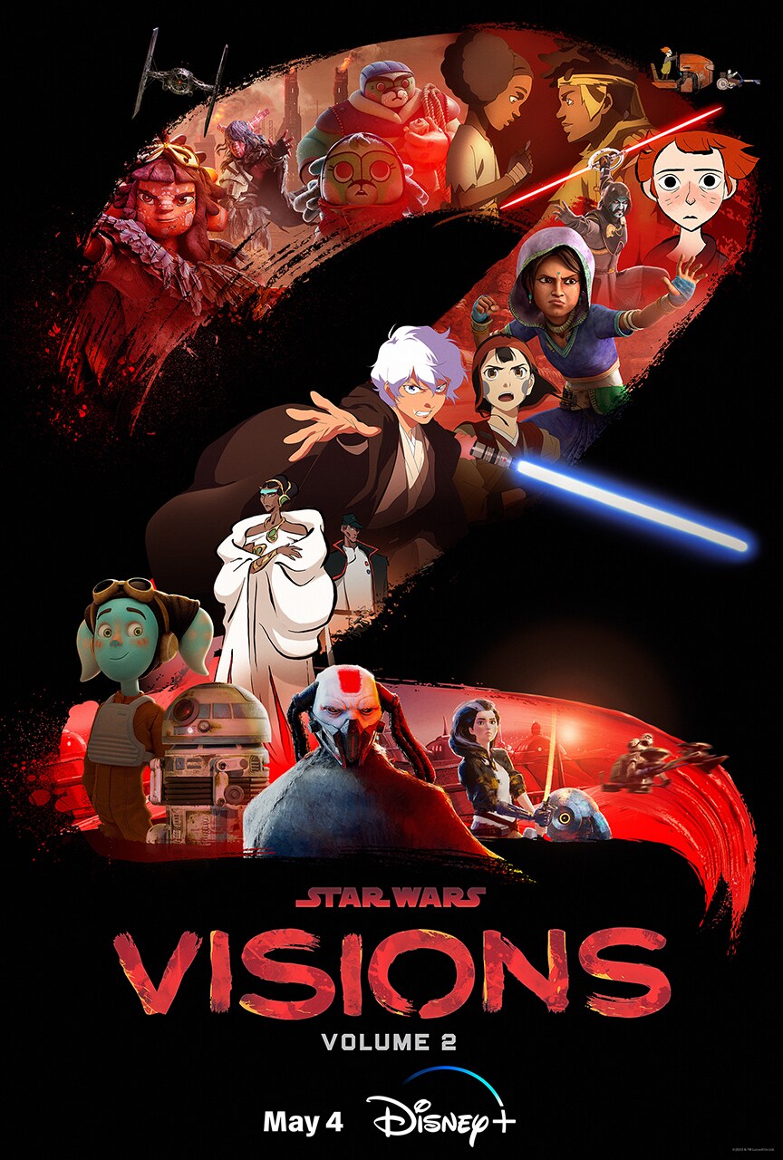 Star Wars Visions Volume 2 key art