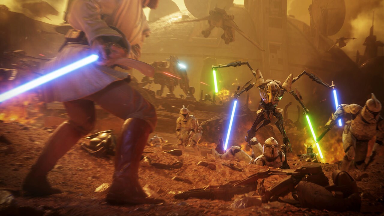 General Grievous in Star Wars Battlefront II.