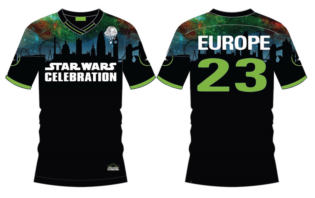 Star Wars Celebration football jersey