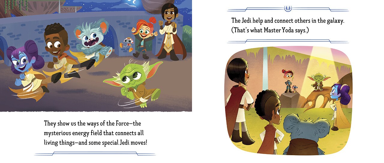 Young Jedi Adventures: Jedi Training interior spread