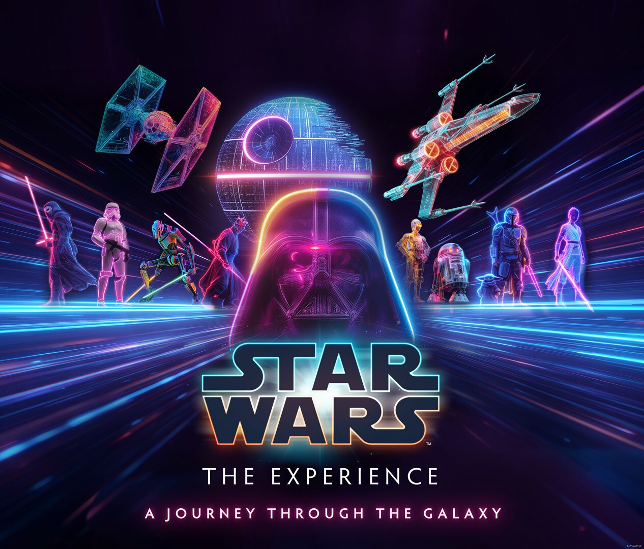 Star Wars: The Experience – A Journey Through the Galaxy key art