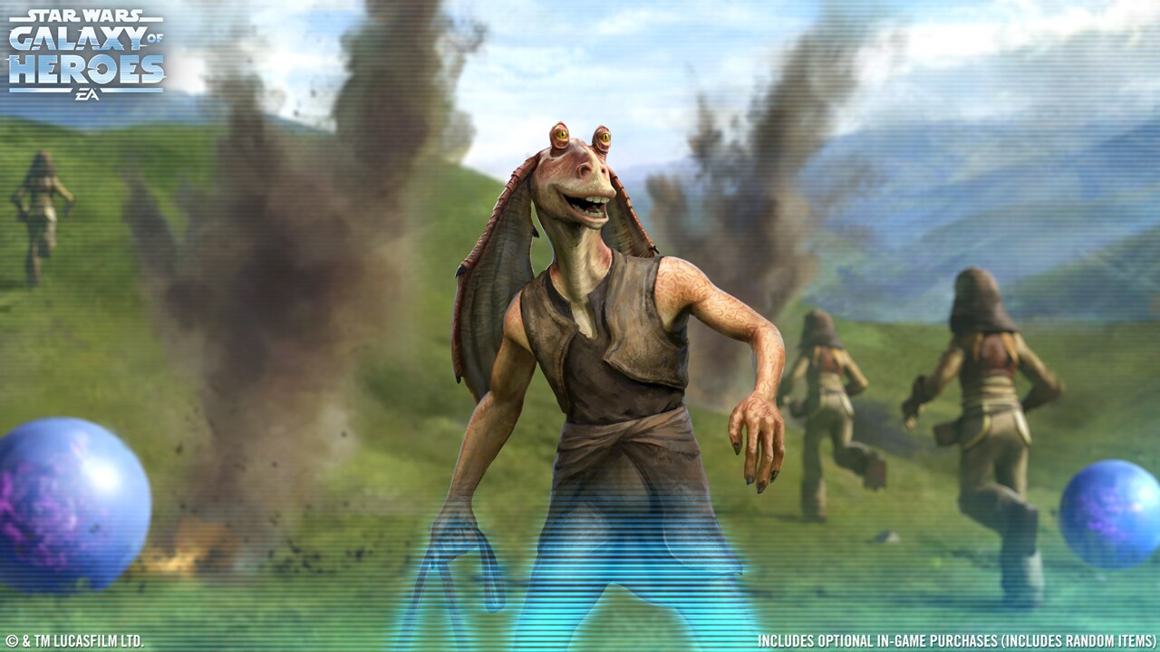 Jar Jar in Star Wars: Galaxy of Heroes