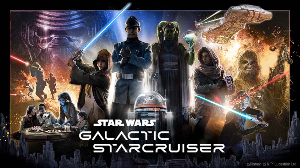 Galactic Starcruiser key art with logo