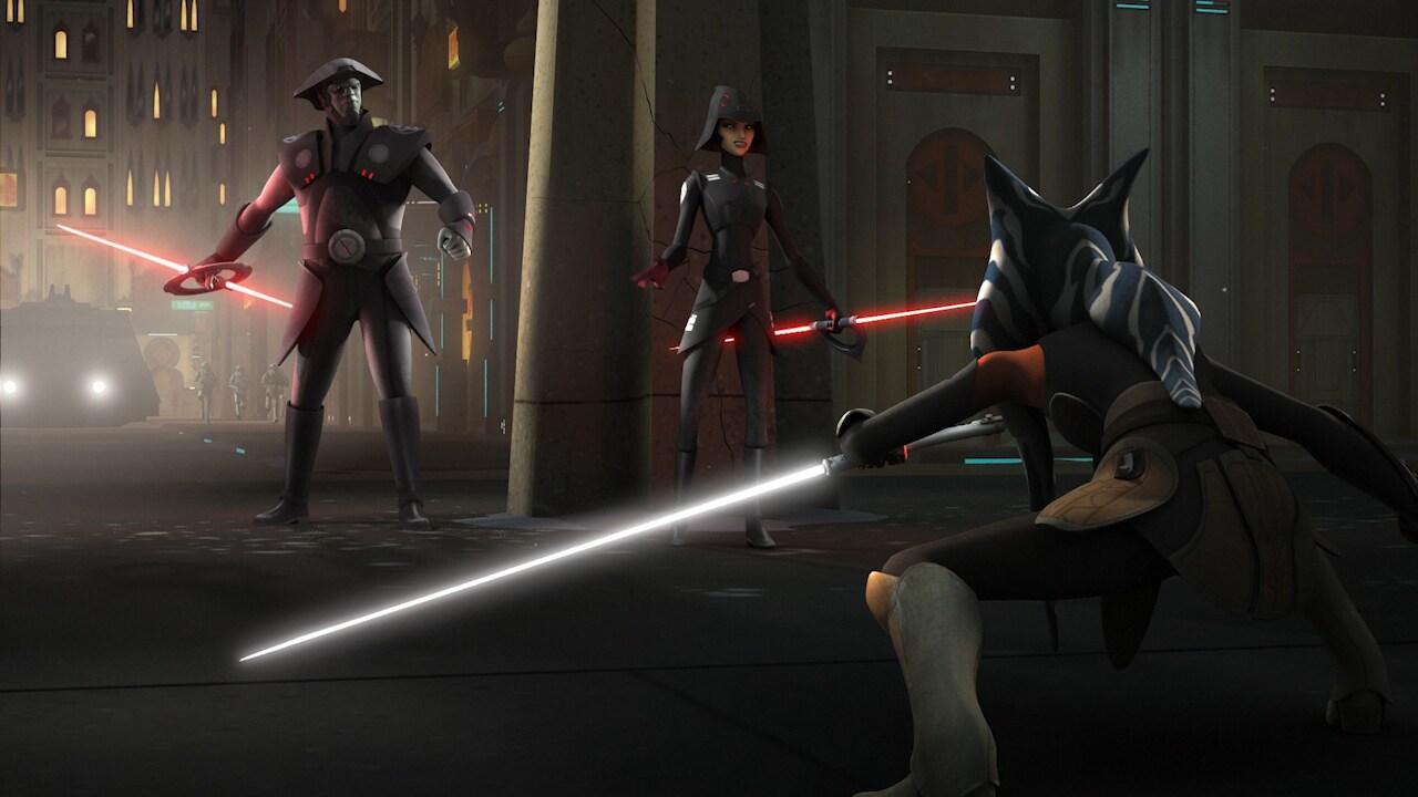 Star Wars Rebels - Ahsoka Duels the Inquisitors Audio Cue