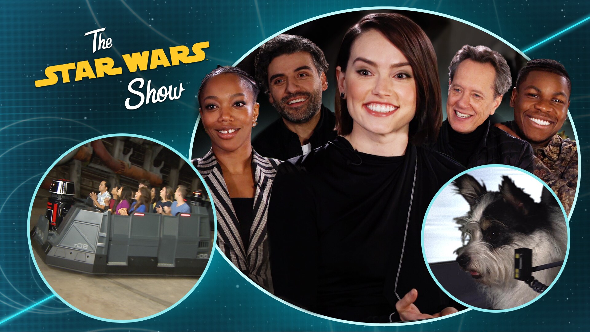 The Rise of Skywalker Cast, Galaxy's Edge, Giant Screen Gaming and Adorable Animals, Oh My!