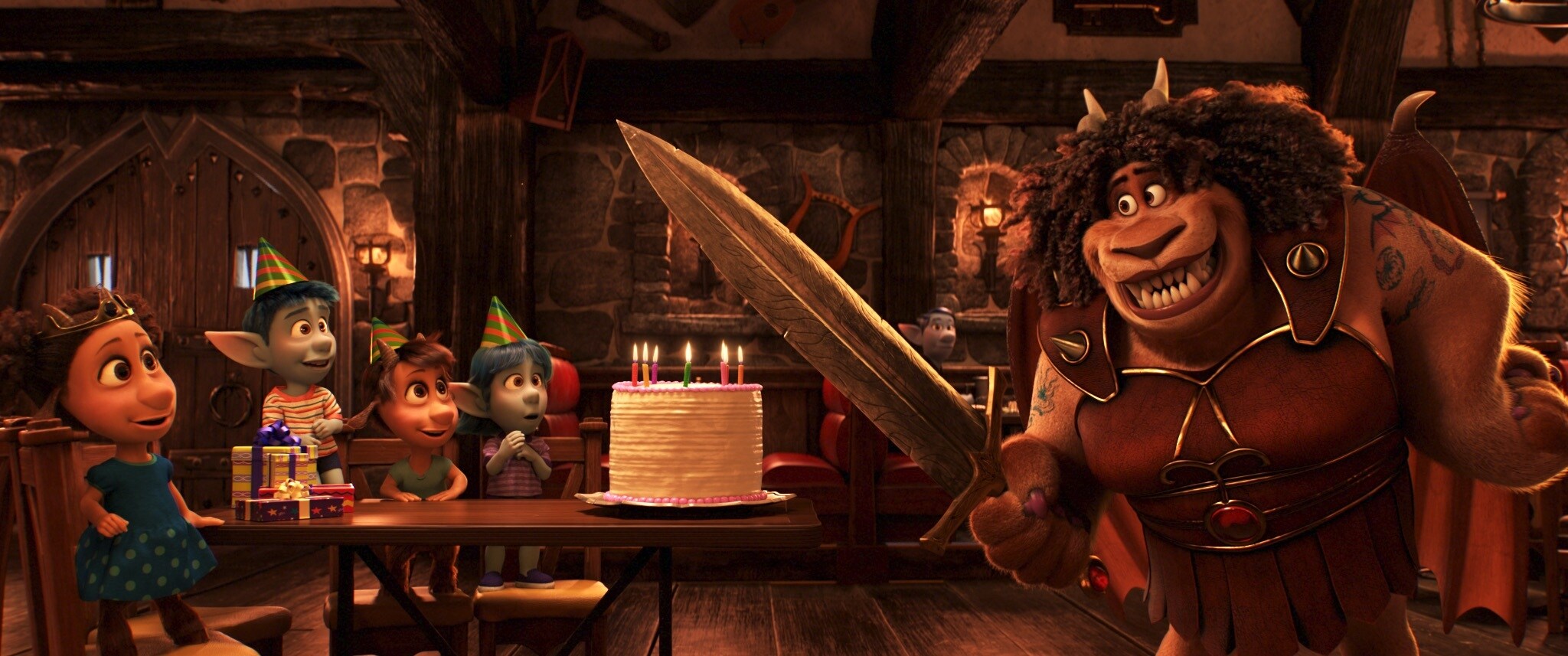 birthday cake at the manticore's tavern