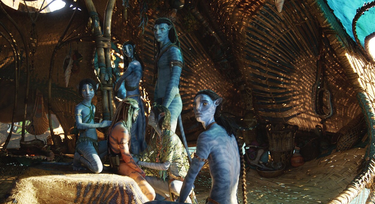 Image of the Sully family from Avatar: Fire and Ash The Visual Dictionary