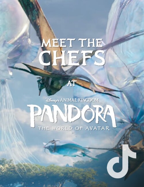 Image of a banshee with medusoids in the distance | Meet the Chefs at Disney's Animal Kingdom | Pandora: The World of Avatar