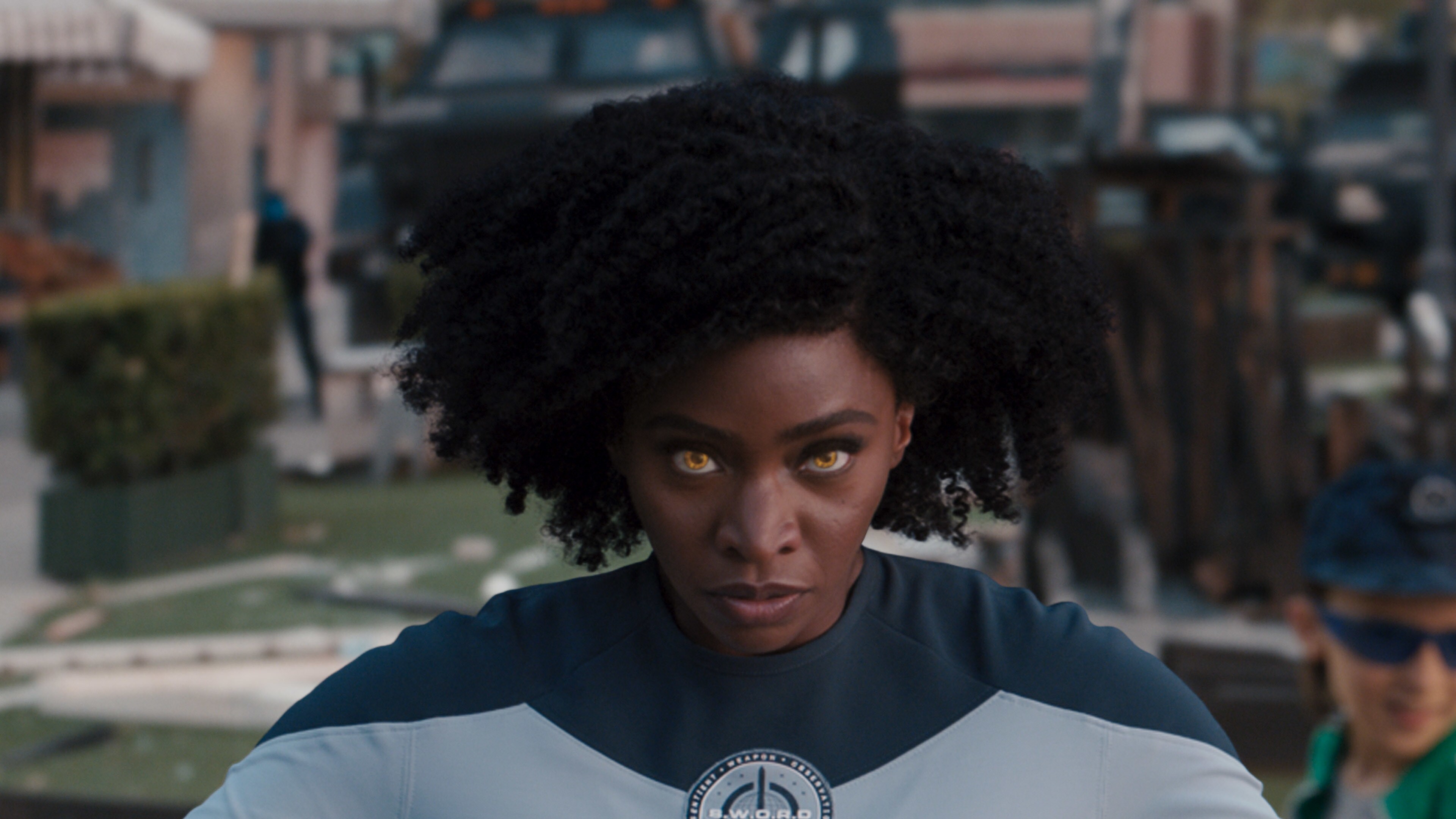 Teyonah Parris as Monica Rambeau in Marvel Studios' WANDAVISION exclusively on Disney+. Photo courtesy of Marvel Studios. ©Marvel Studios 2021. All Rights Reserved.