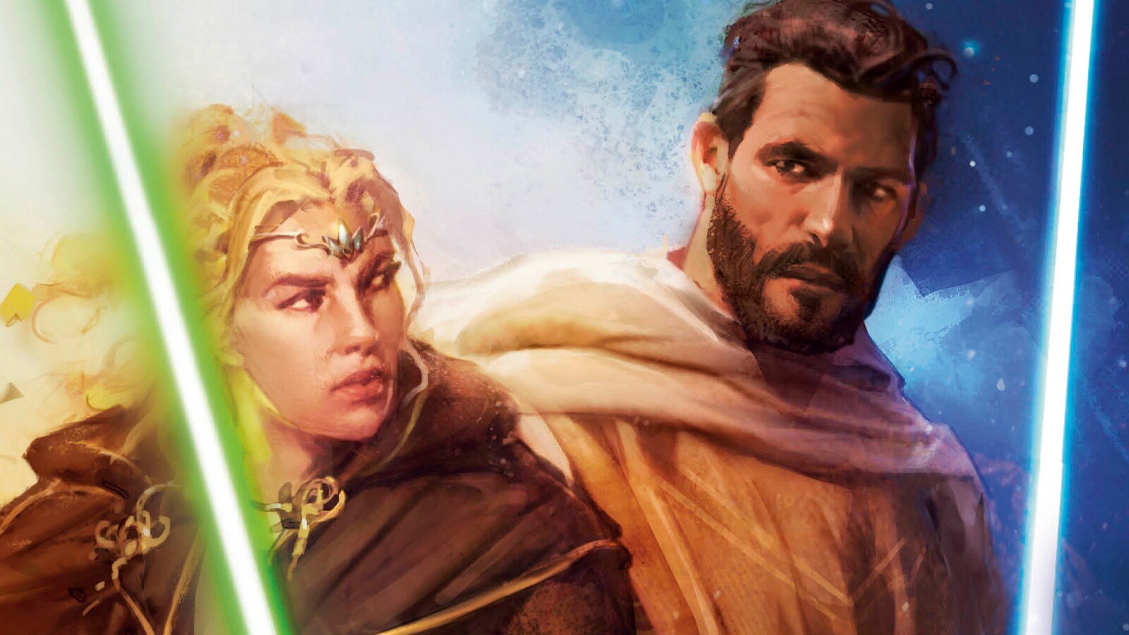 Return of the Jedi Masters Avar Kriss and Elzar Mann in Temptation