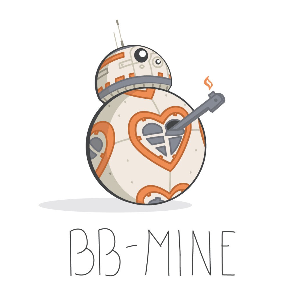 Star Wars: The Force Awakens valentine