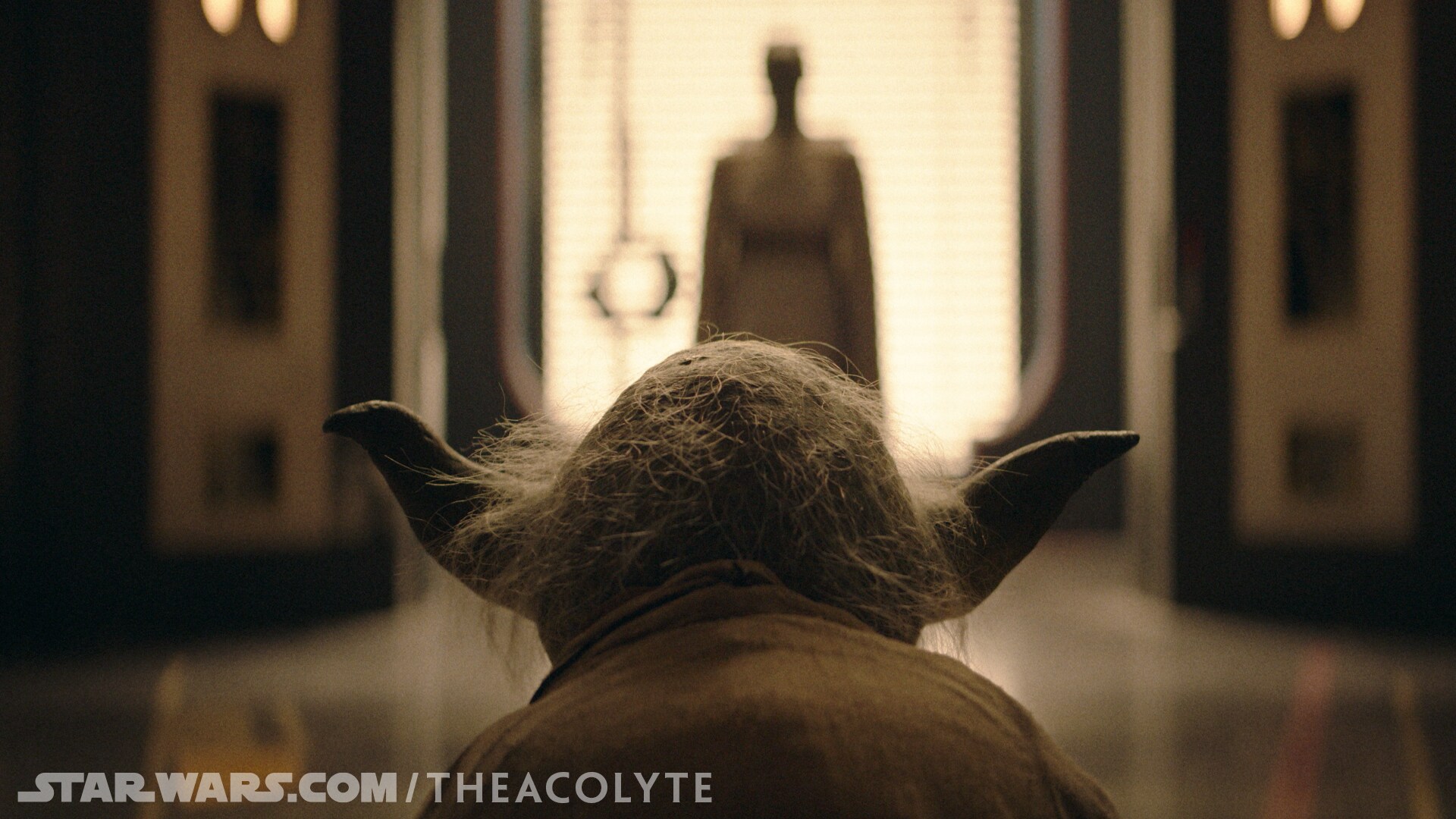 The final scene in the episode marks the first series appearance of Jedi Master Yoda.