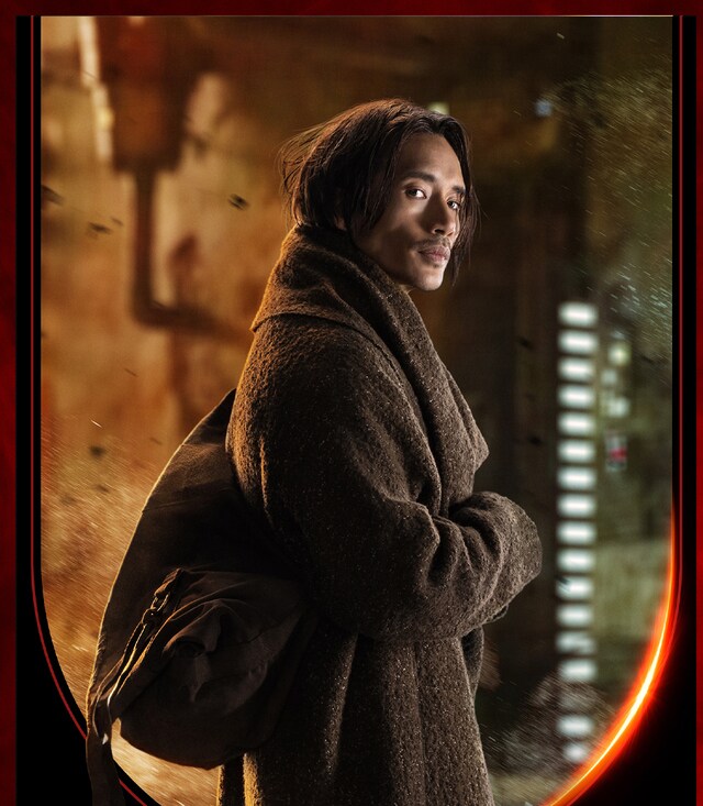 Qimir in an official character poster from The Acolyte