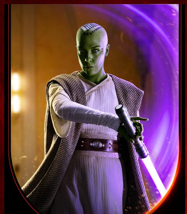 Vernestra Rwoh in an official character poster from The Acolyte