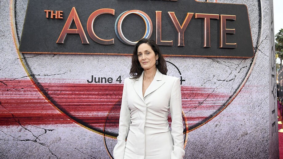 The Acolyte's Carrie-Anne Moss (Master Indara) (Photo by Alberto E. Rodriguez/Getty Images for Di...