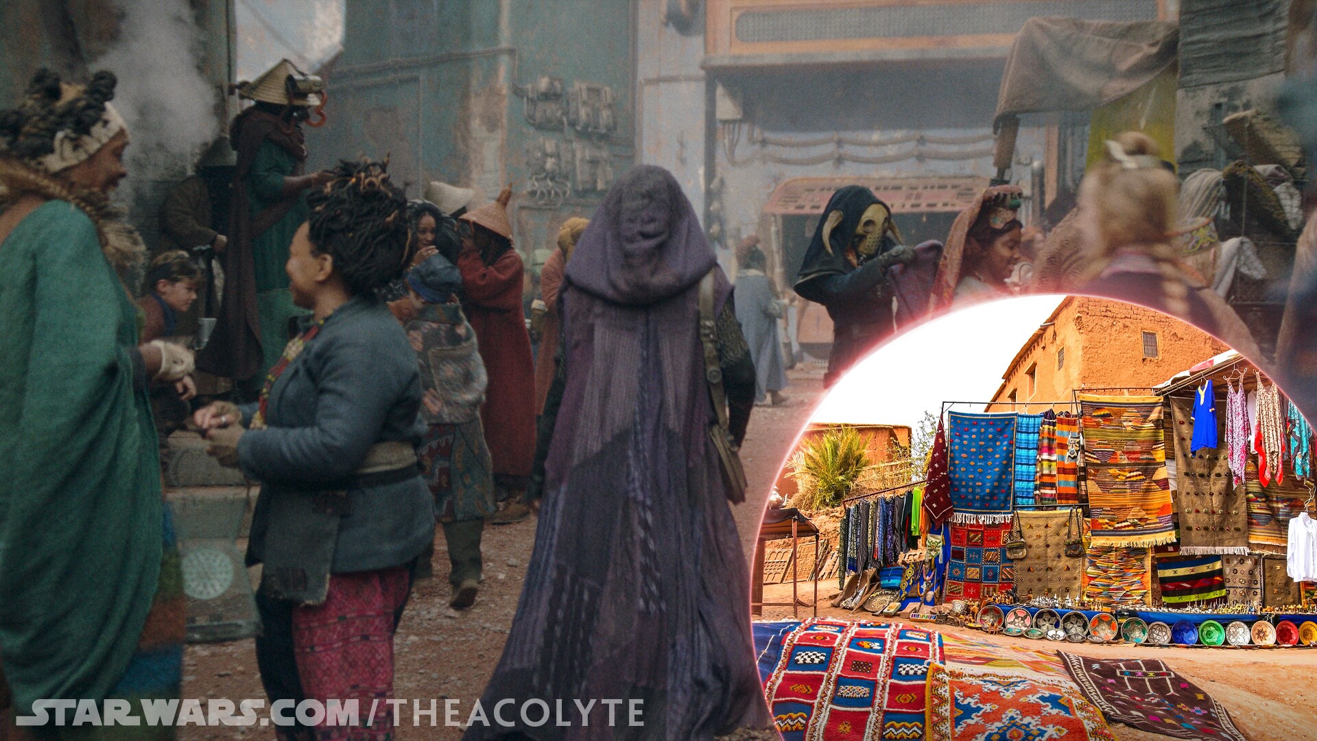 The world of Olega was inspired by the vibrant colors of Marrakesh and Morocco.