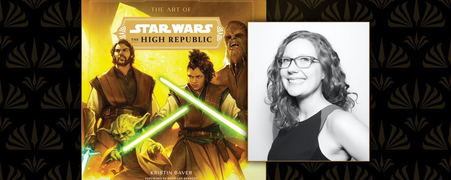 The Art of Star Wars: The High Republic cover and Kristin Baver