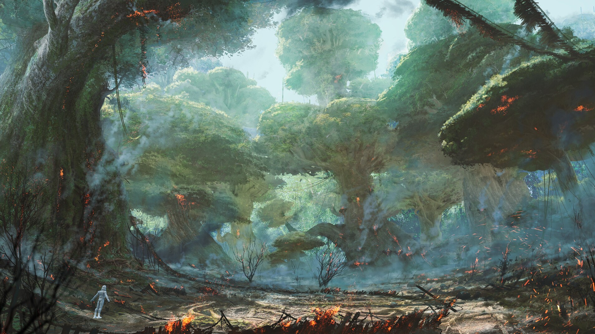 Kashyyyk concept art by James Moore