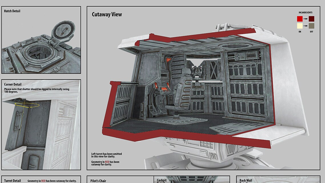 AT-AC interior concept art by Colas Gauthier