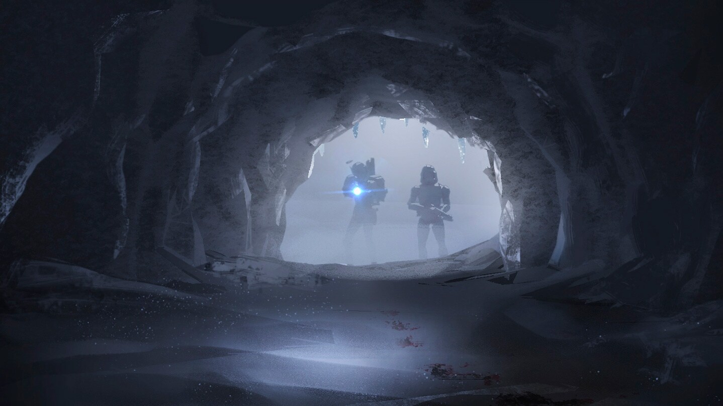 Cave lighting concept by Molly Denmark