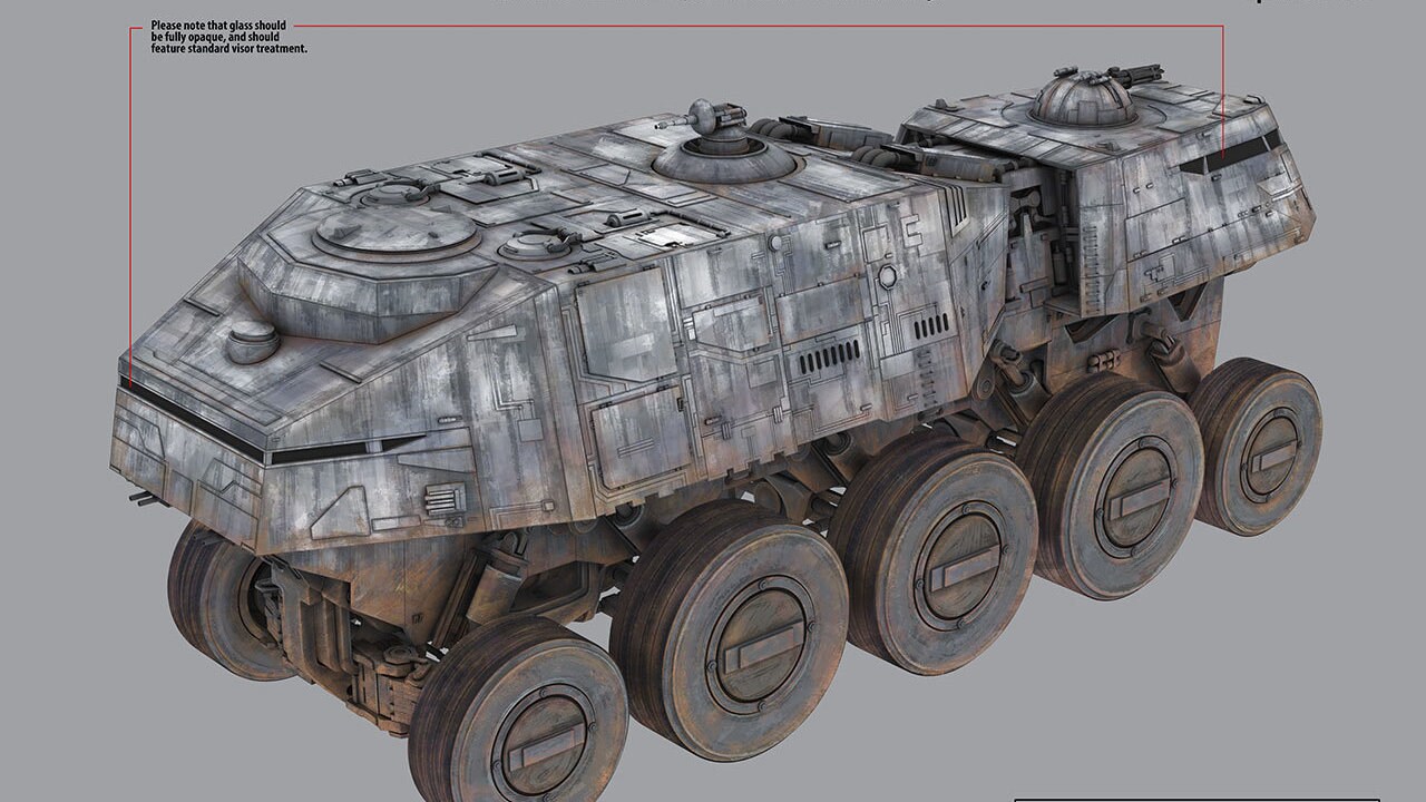 Ryloth turbo tank concept art by Colas Gauthier