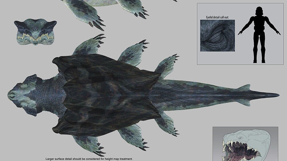 Kamino sea creature concept art by Jason Pichon