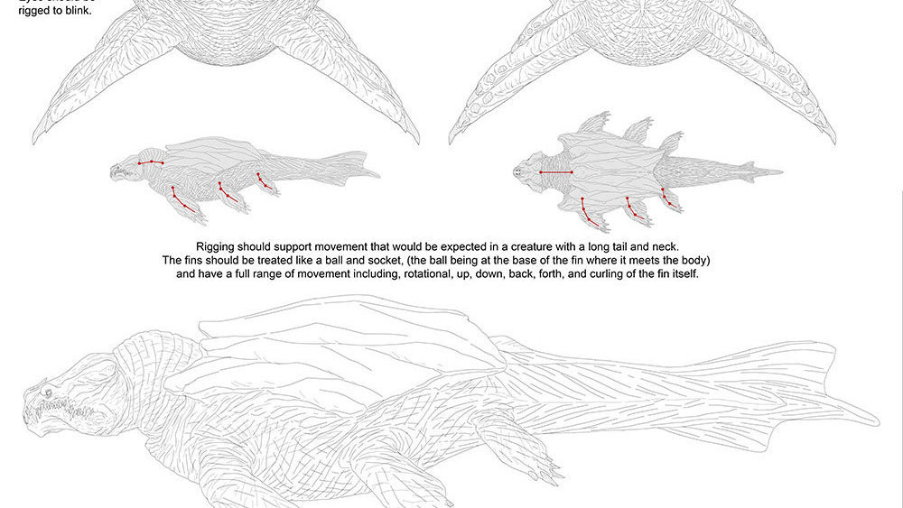 Kamino sea creature concept art by Jason Pichon