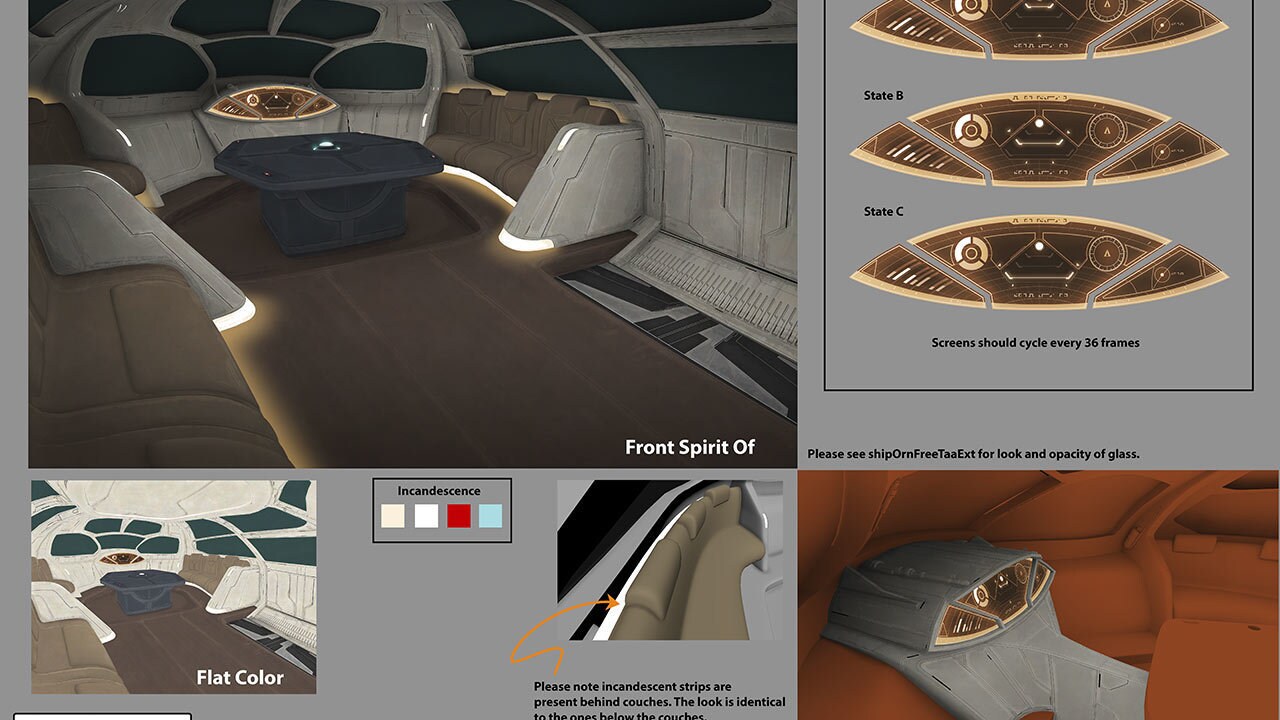 Orn Free Taa's ship (interior) concept art by Chris Madden