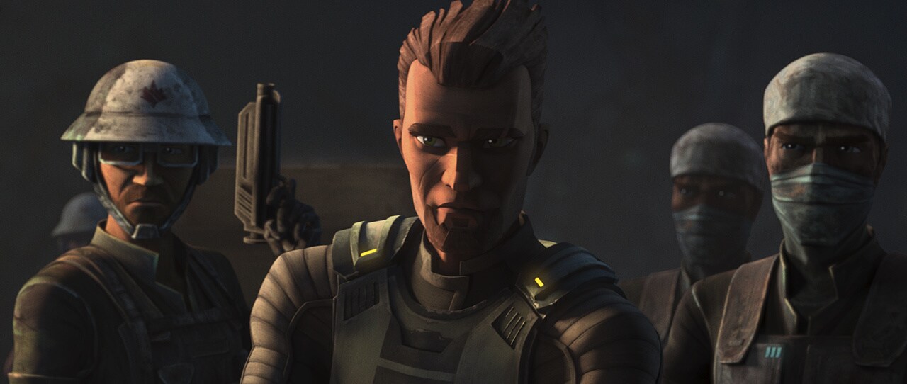 The Bad Batch encounter Saw Gerrera and the insurgent group