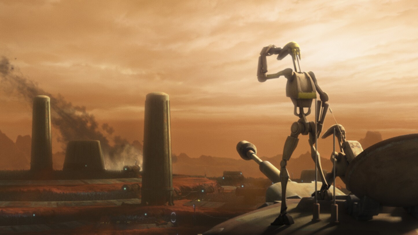 As the clones make their approach, the battle droids blast them from the skies. But Crosshair, Co...