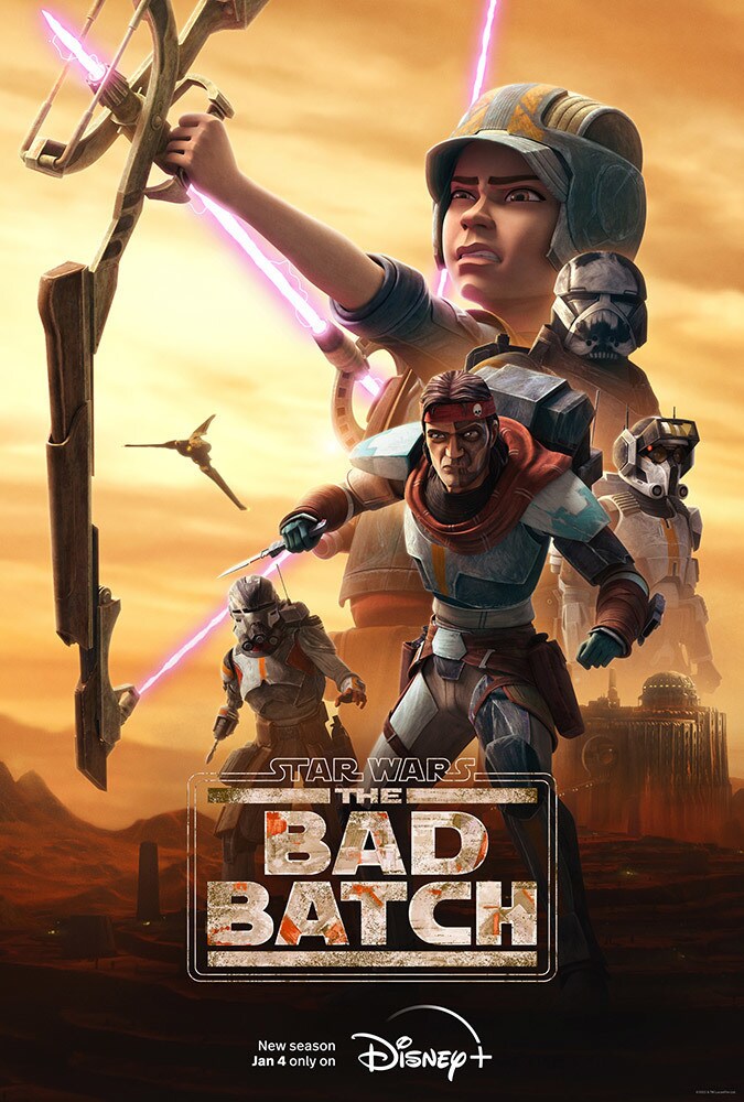 The Bad Batch Season 2 key art.