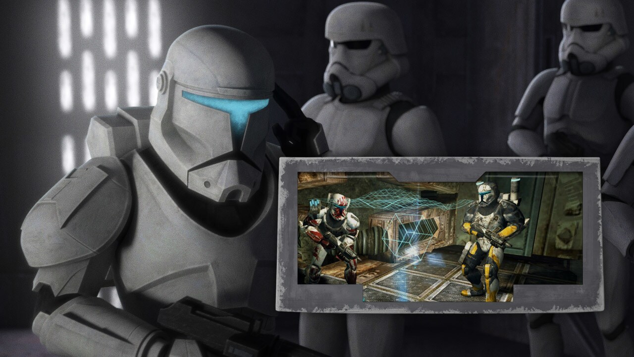 Clone commandos were first mentioned in Star Wars: Attack of the Clones, but made popular in the ...