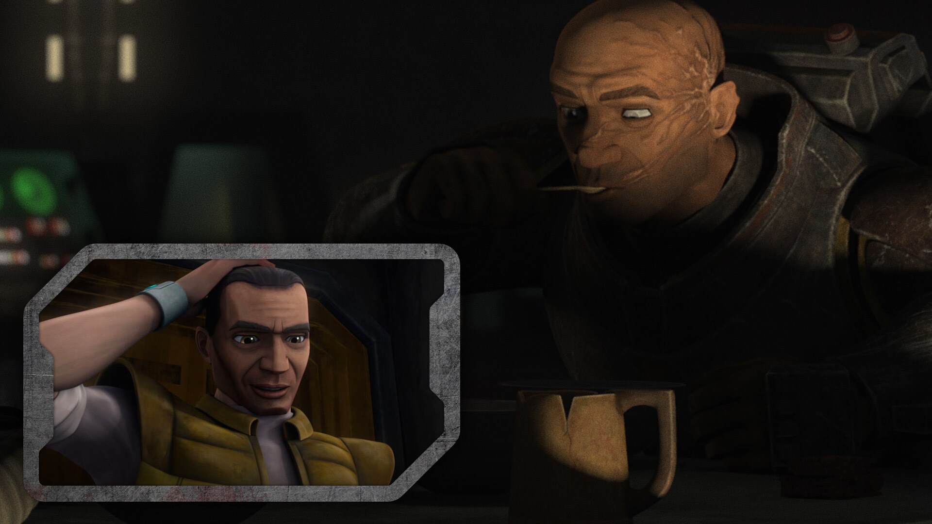 While former clone commando Gregor is not at the Monastery base, his presence is still felt when ...