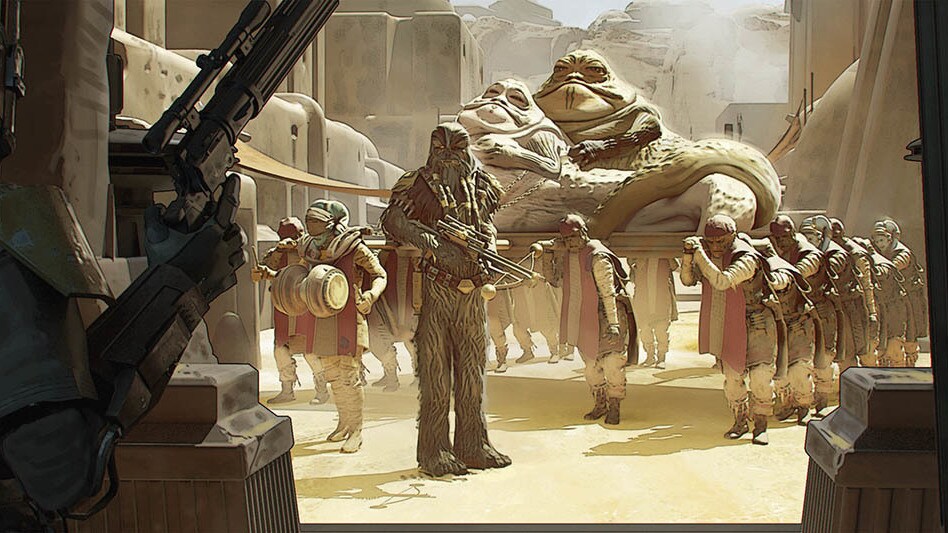 The Book of Boba Fett: Chapter 2 concept art by Christian Alzmann