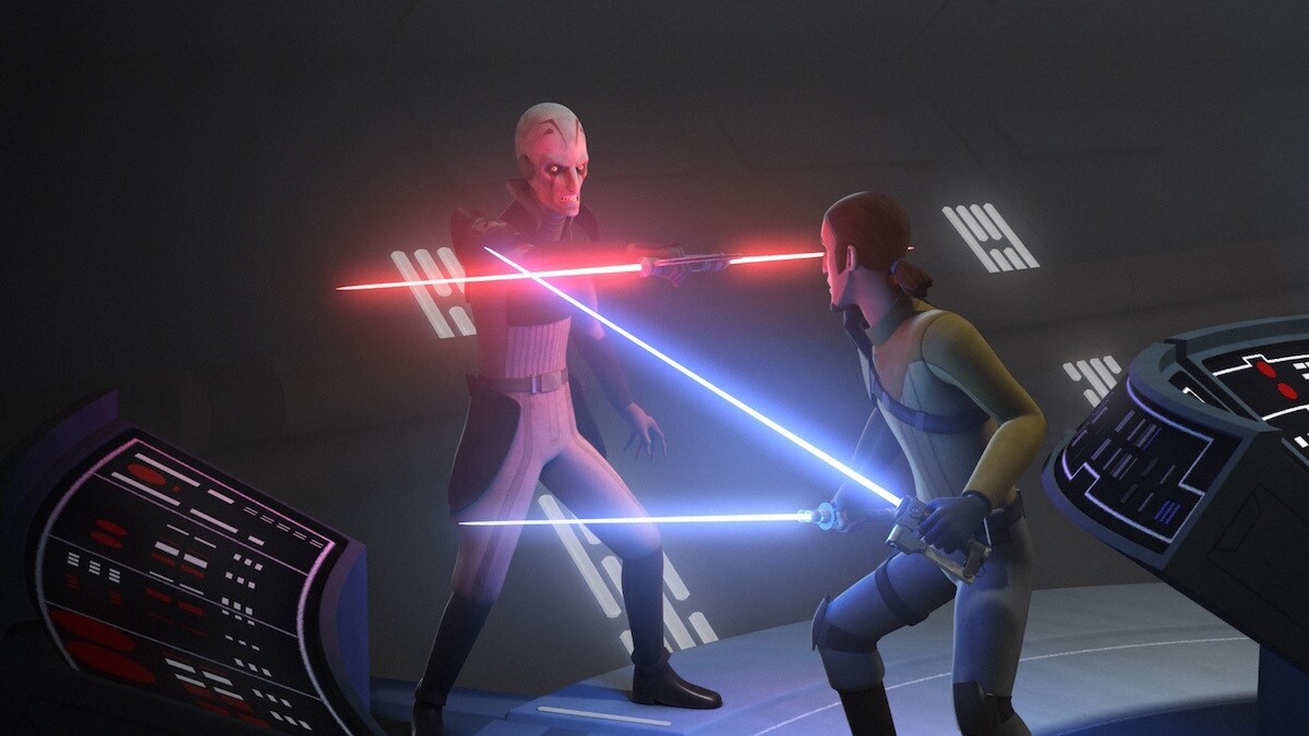 Kanan duelling the Inquisitor