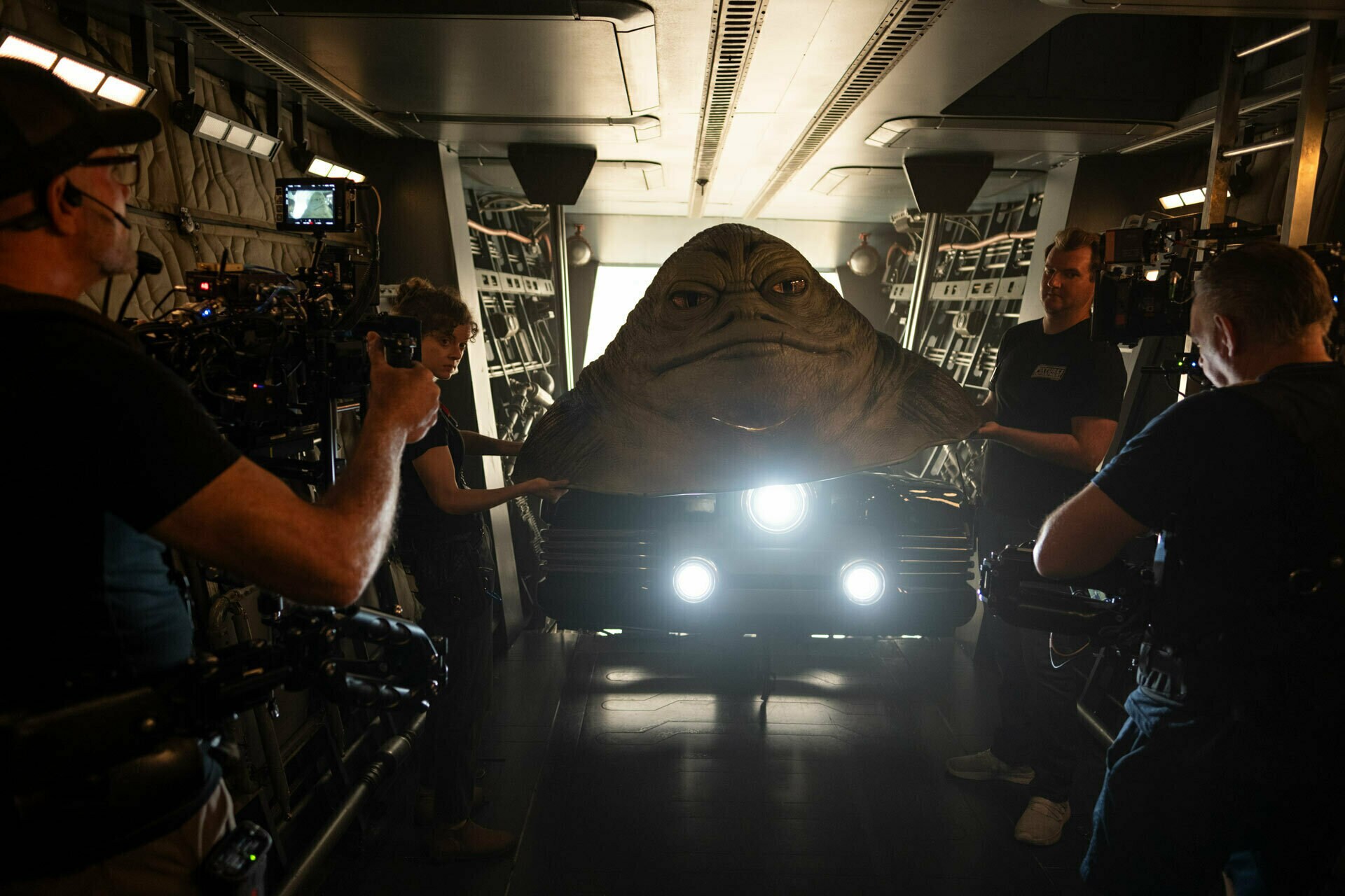 The Rotta the Hutt head made by Legacy Effects.